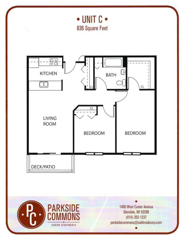 Two Bedroom Floorplan - Two Bedroom