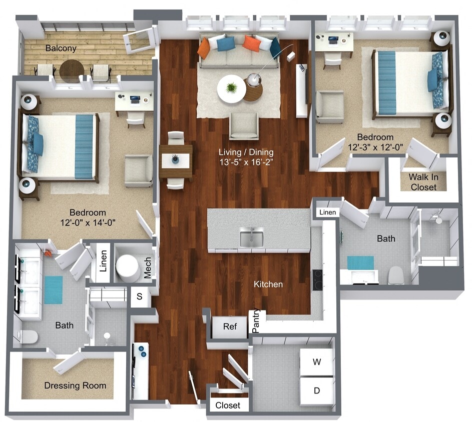 Floor Plan - Rosemont