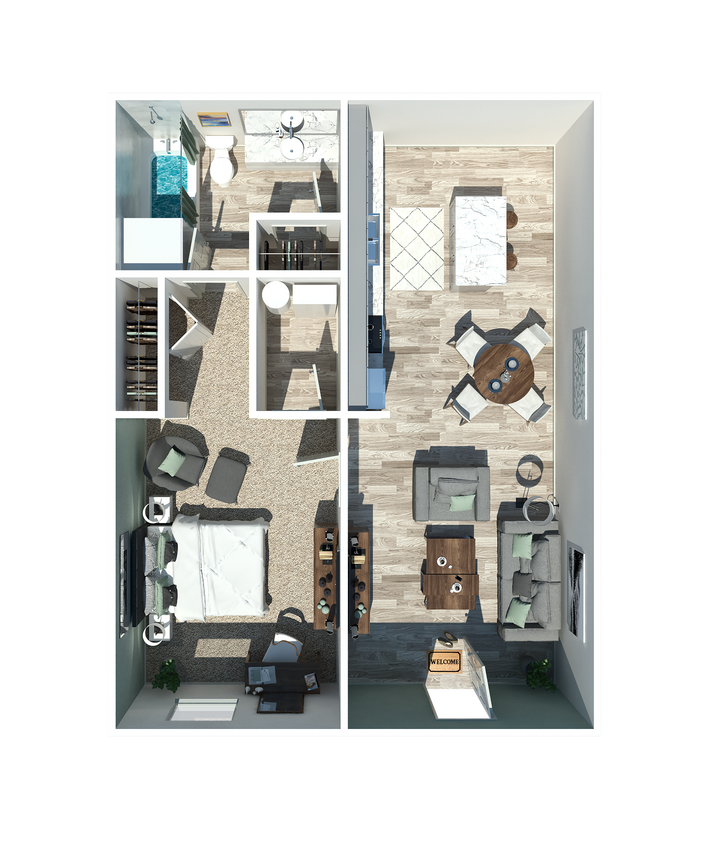 1 Bedroom B - The Tennessee