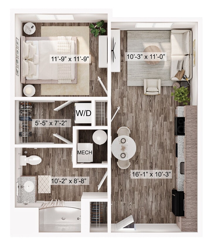 Floor Plan - The Miller