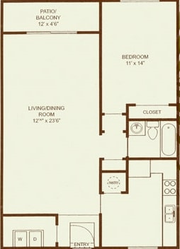 1 Bedroom 1 Bath - 1Bed/1Bath 5th Floor