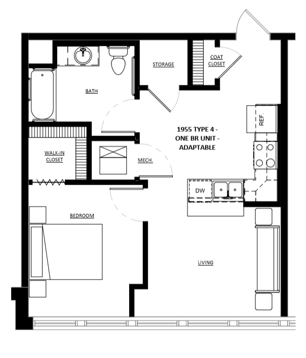 Floor Plan - 1955 Type 4