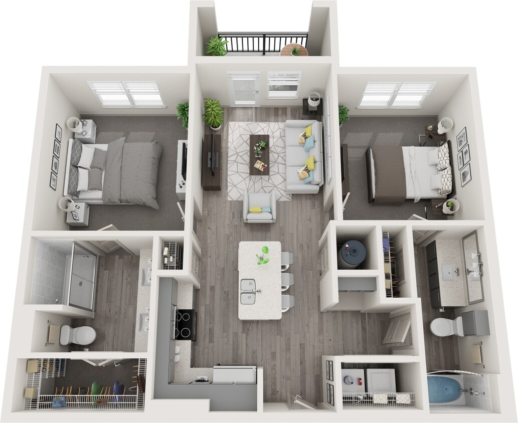 Floor Plan - B1 - Willow