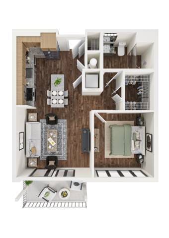 Floor Plan - 1B