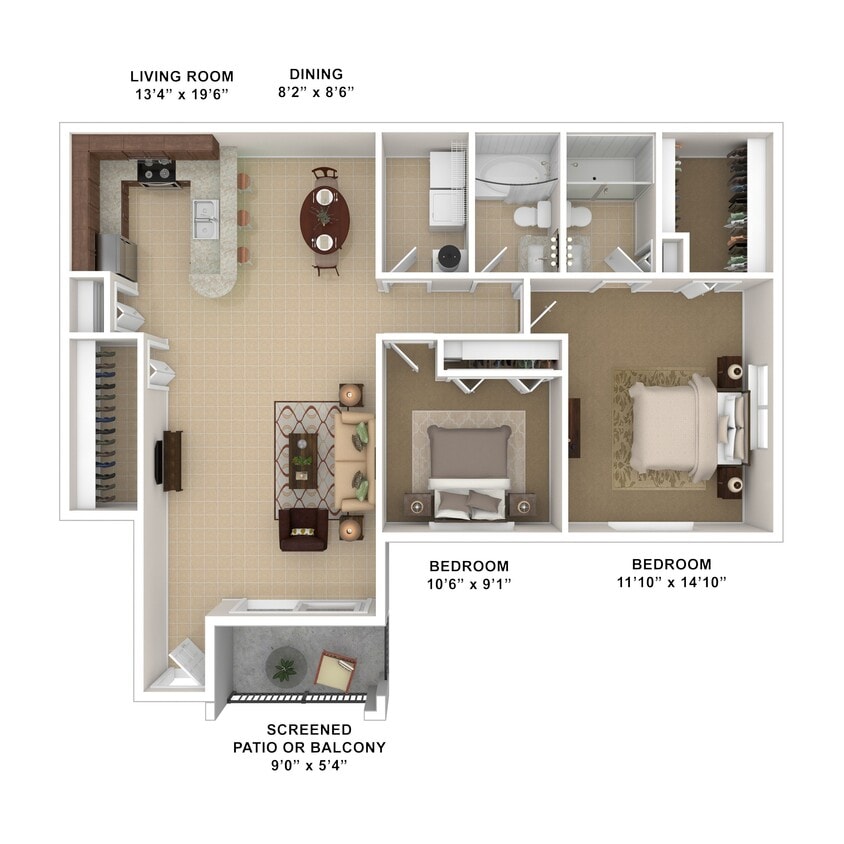 Floor Plan - Gulf South 1
