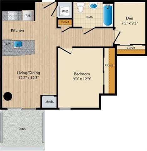 Floor Plan - Style C28 Den