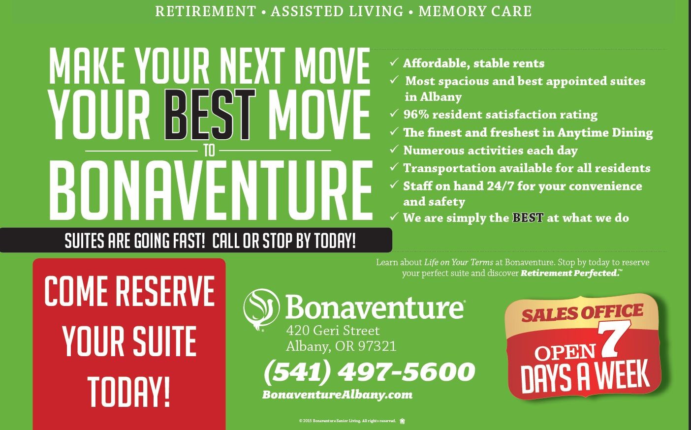 Bonaventure of Albany Senior Living - Bonaventure of Albany Senior Living Apartments