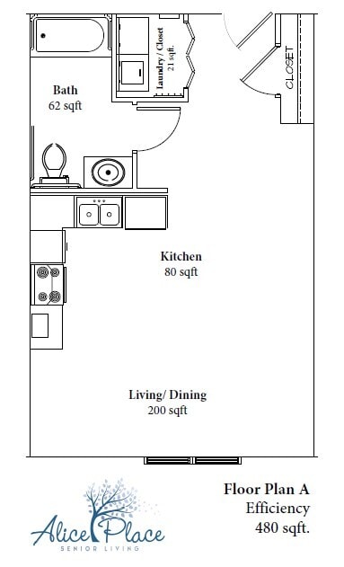 Floor Plan - Studio