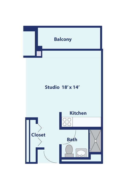 Floor Plan - Studio