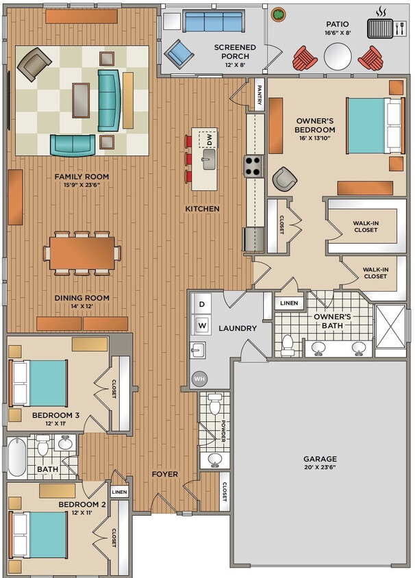 Floor Plan - Quincy