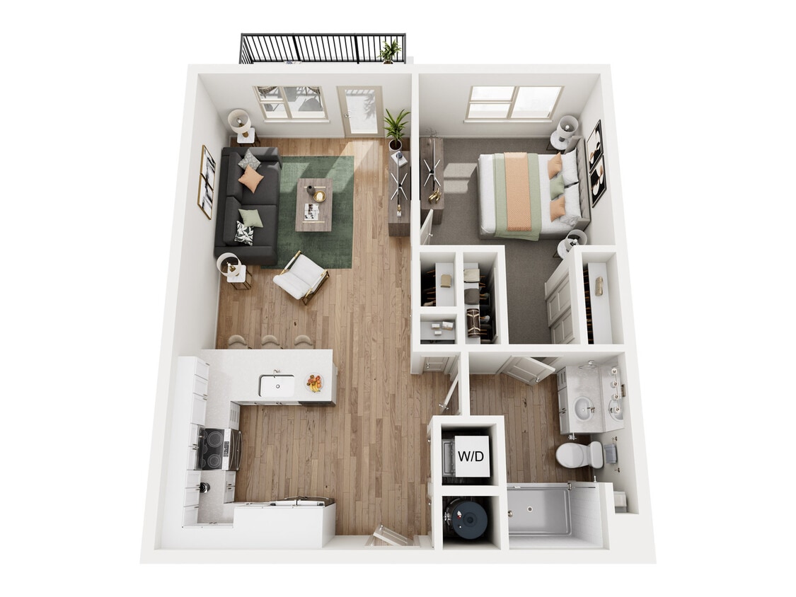 Aspendale Littleton_1BR_A3_Ash - Ash