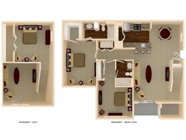 Floor Plan - The Manomet w/ Loft