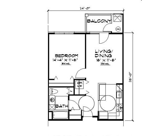 A - 1 Bedroom