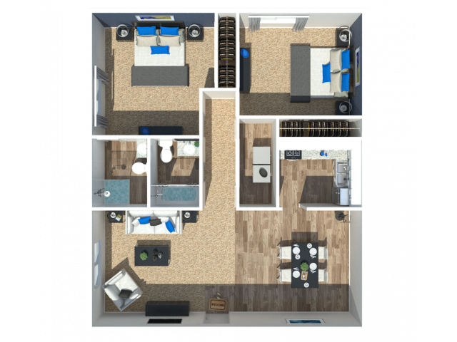 2.1 628 - 2 Bedroom 628
