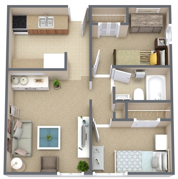 Floor Plan - 2 Bedroom