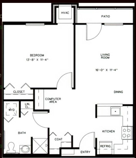 1BR/1BA Deluxe - 1BR/1BA Deluxe