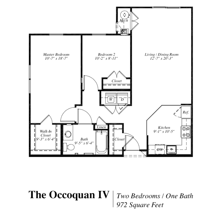 Floor Plan - OCCOQUAN IV