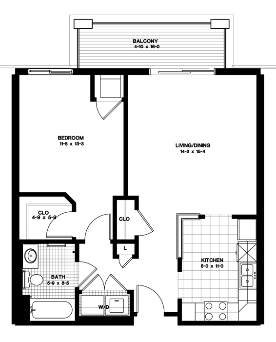 A1 - A1-One Bedroom Handicapped Accessible