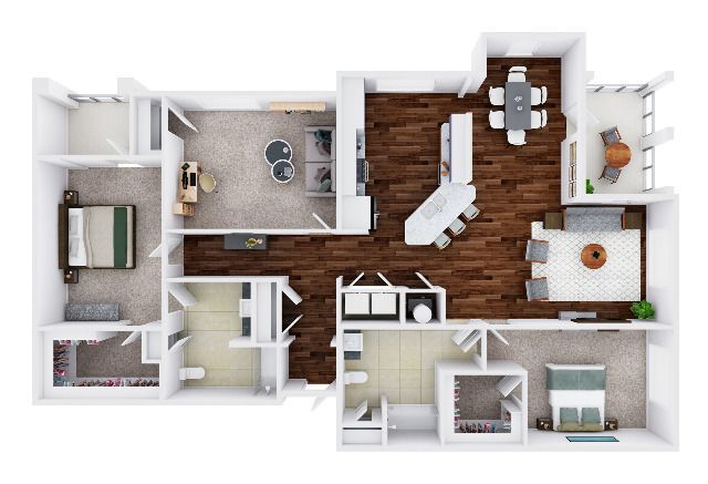 Da Vinci P2A | 2 bed / 2 bath - Da Vinci Penthouse