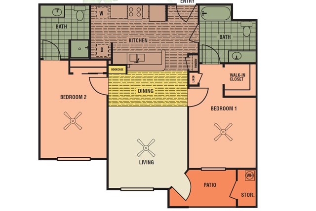 Floorplan - 2X2