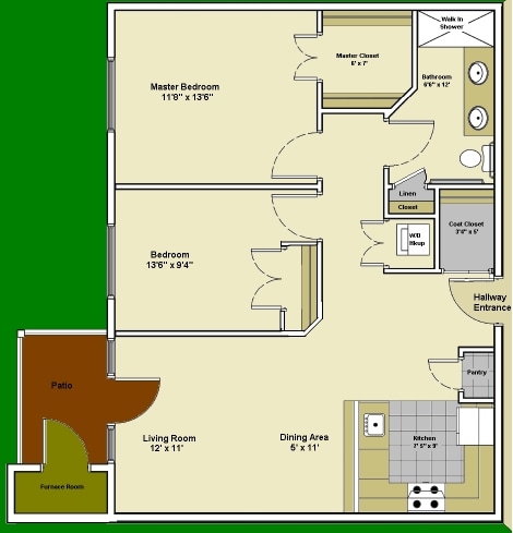The Catskill - 2 BR 1 BA