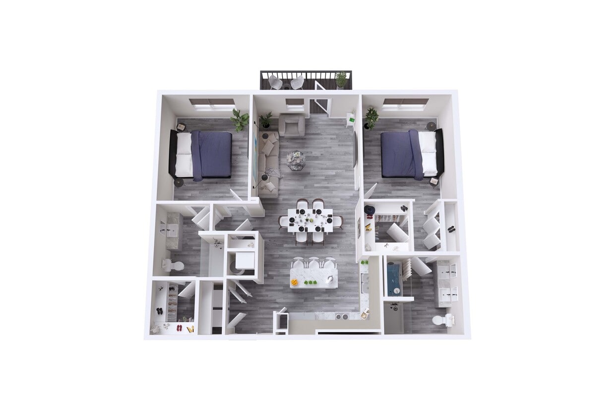 B3 | 2x2 | 1248 sf - B3