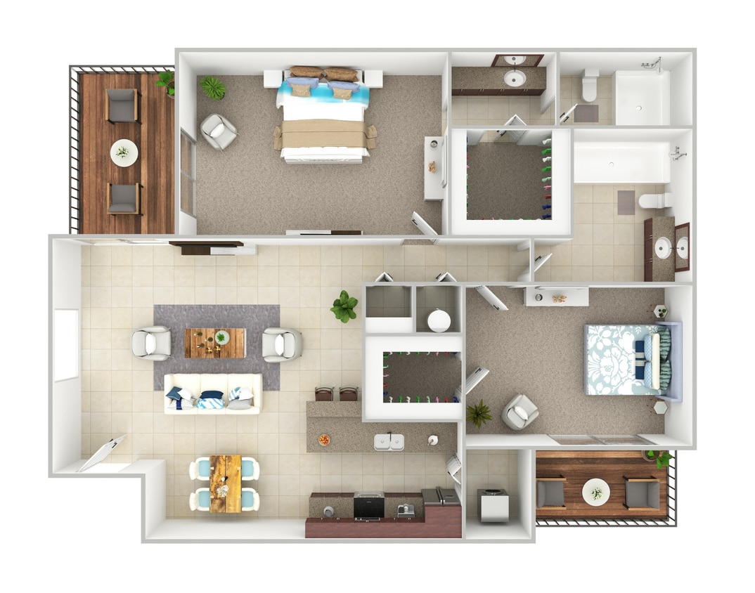 B3.jpg - B3 - 2 Bedroom,2 Bathroom