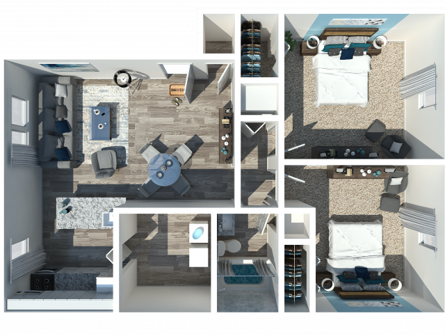 2 Bedroom 1 Bath - Sprowl 2 Bedroom