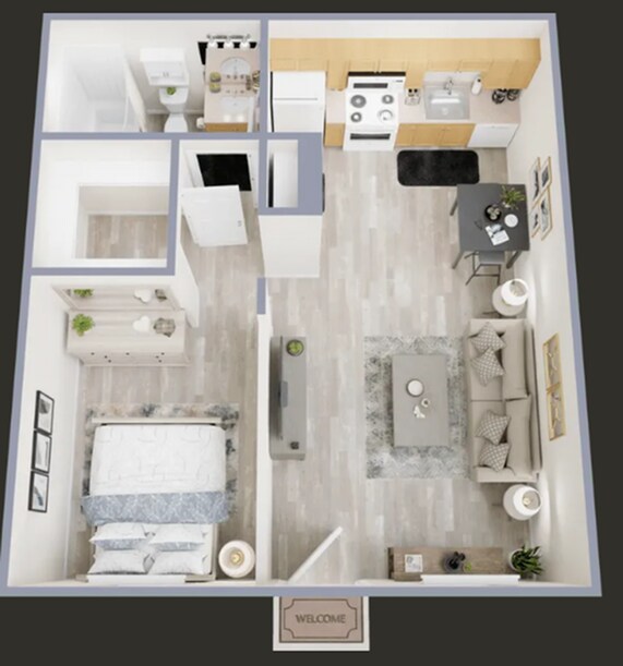 One Bedroom One Bath JR - One Bedroom One Bath