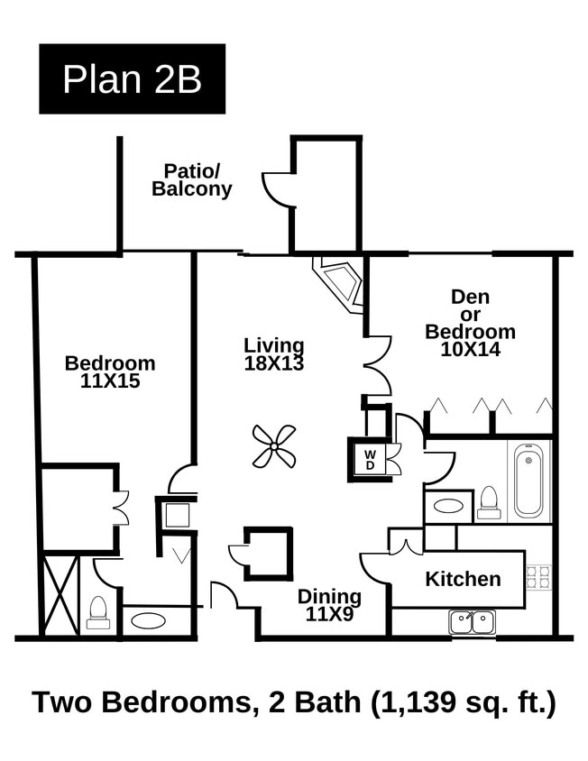 Floor Plan - 2B Standard