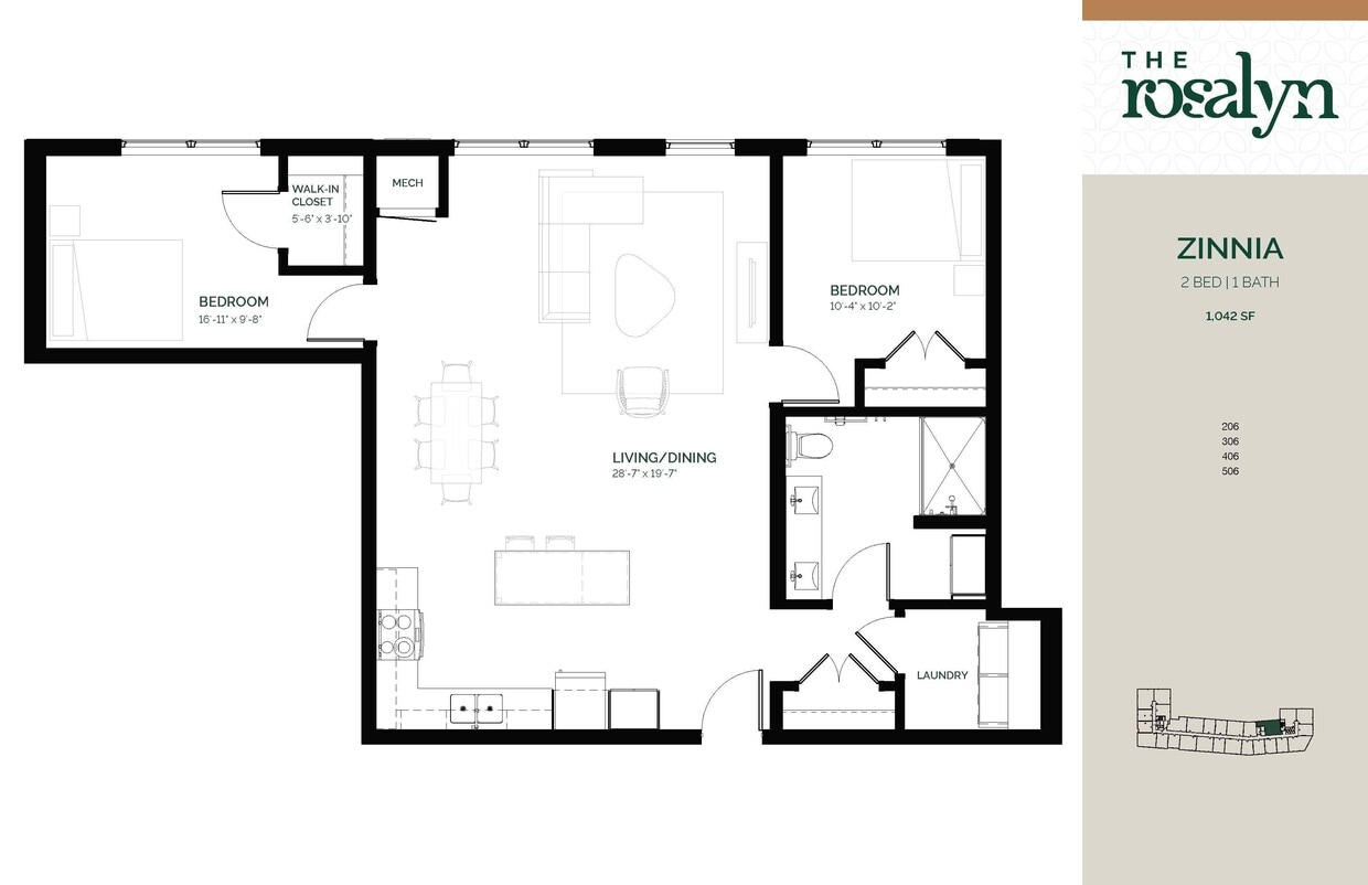 Floor Plan - Zinnia