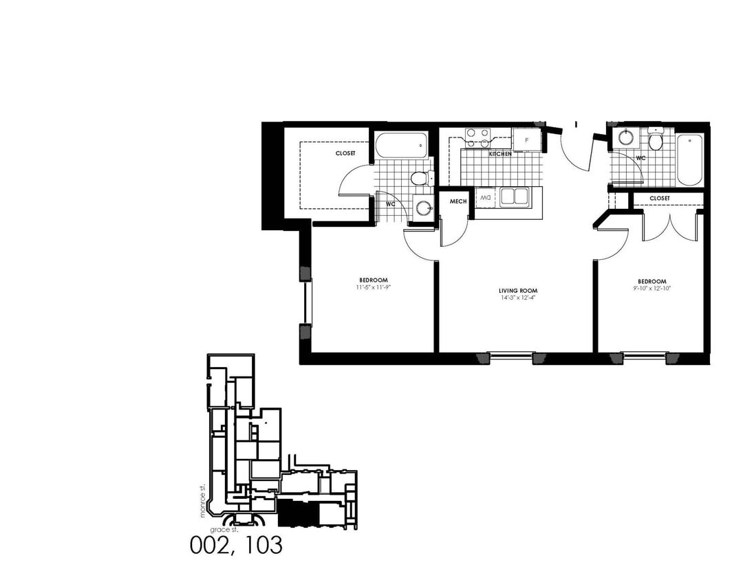 Floor Plan - 2B | 2B - 824