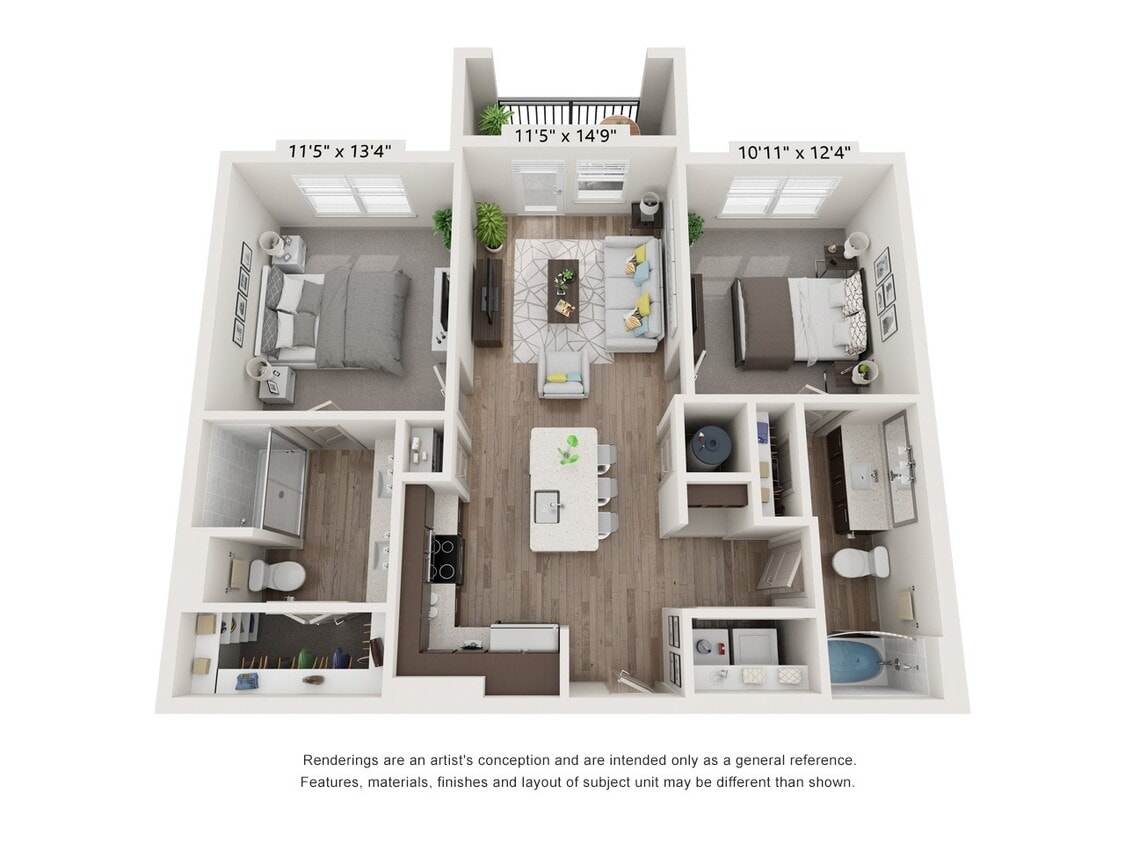 Floor Plan - B1 - Willow