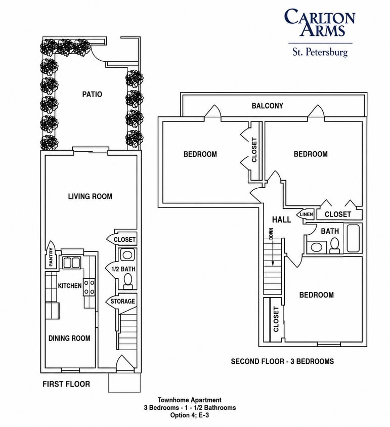 Floor Plan - E3 Townhome