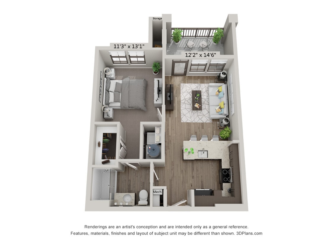 Floor Plan - A1 - Indigo