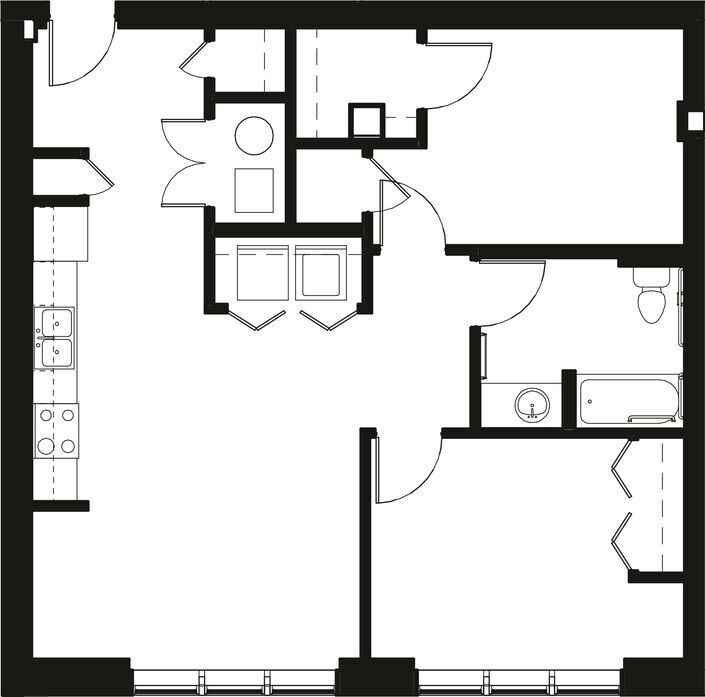 Floor Plan - The Alma 50%