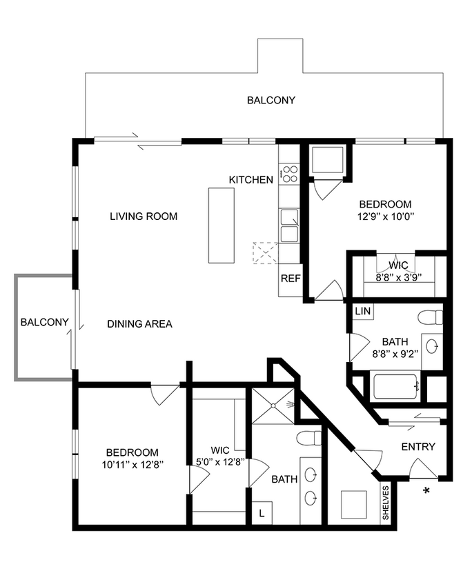 Floor Plan - O'Keefe