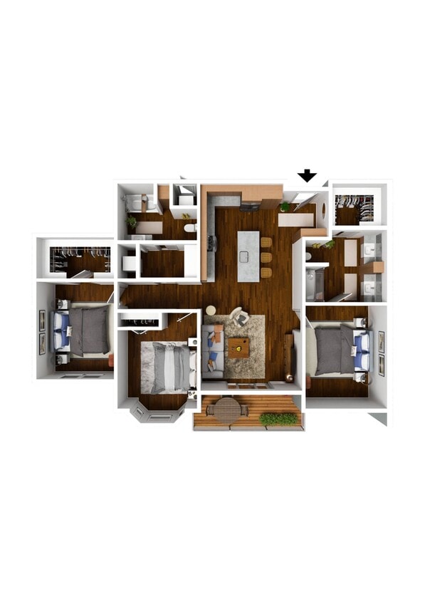 3 Bedroom B Premium - 3 Bedroom B Premium
