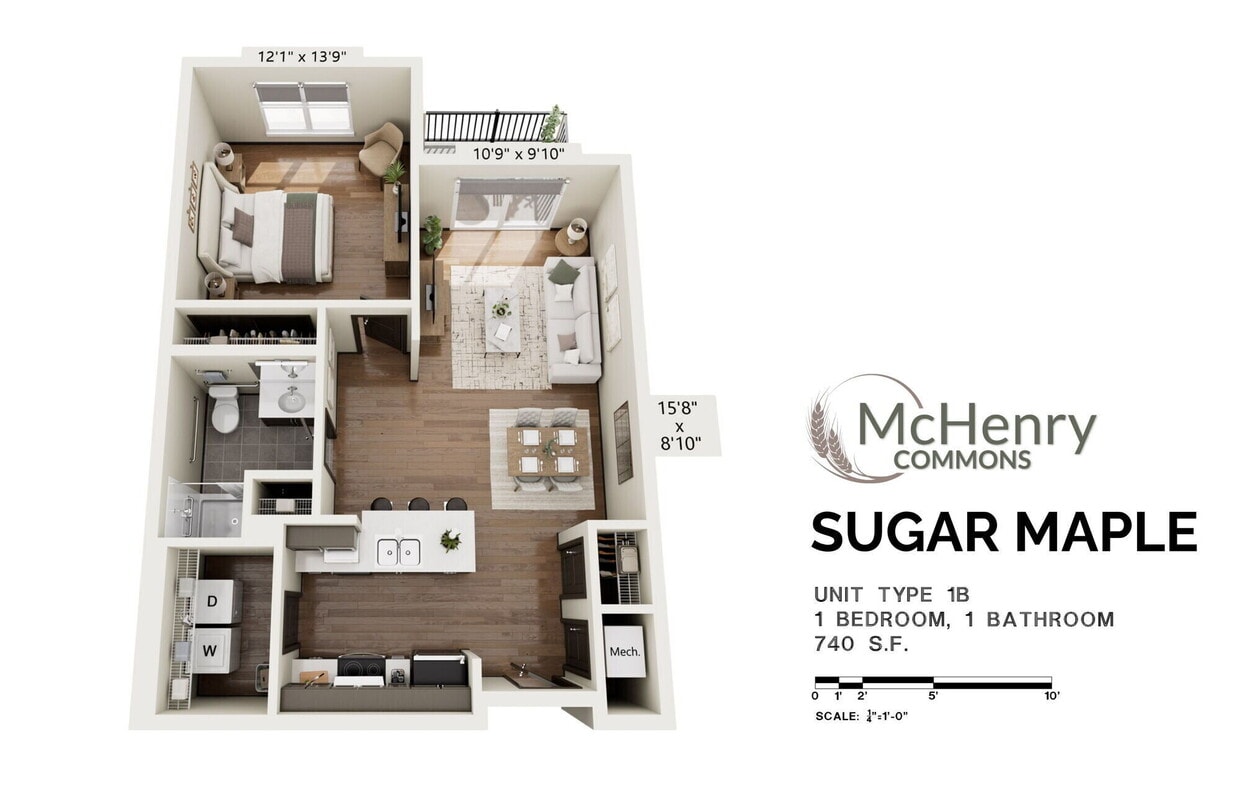 Floor Plan - Sugar Maple - 60% AMI