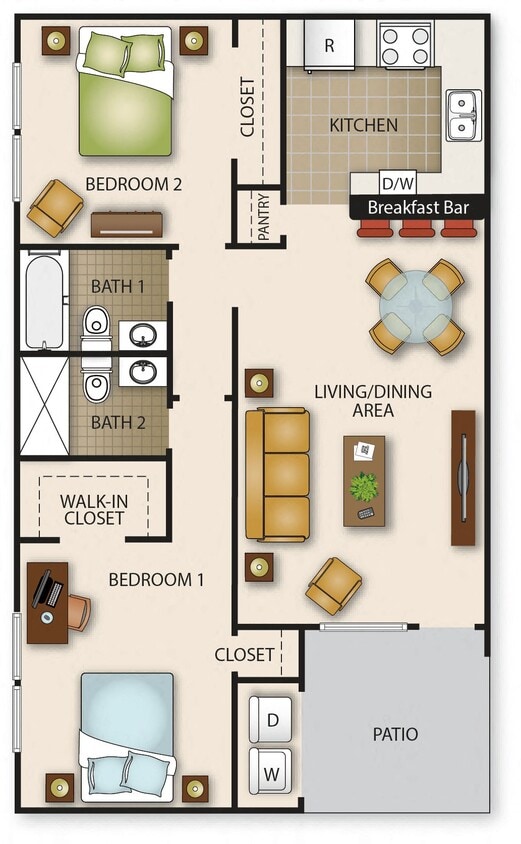 Floor Plan - Sawgrass Villa