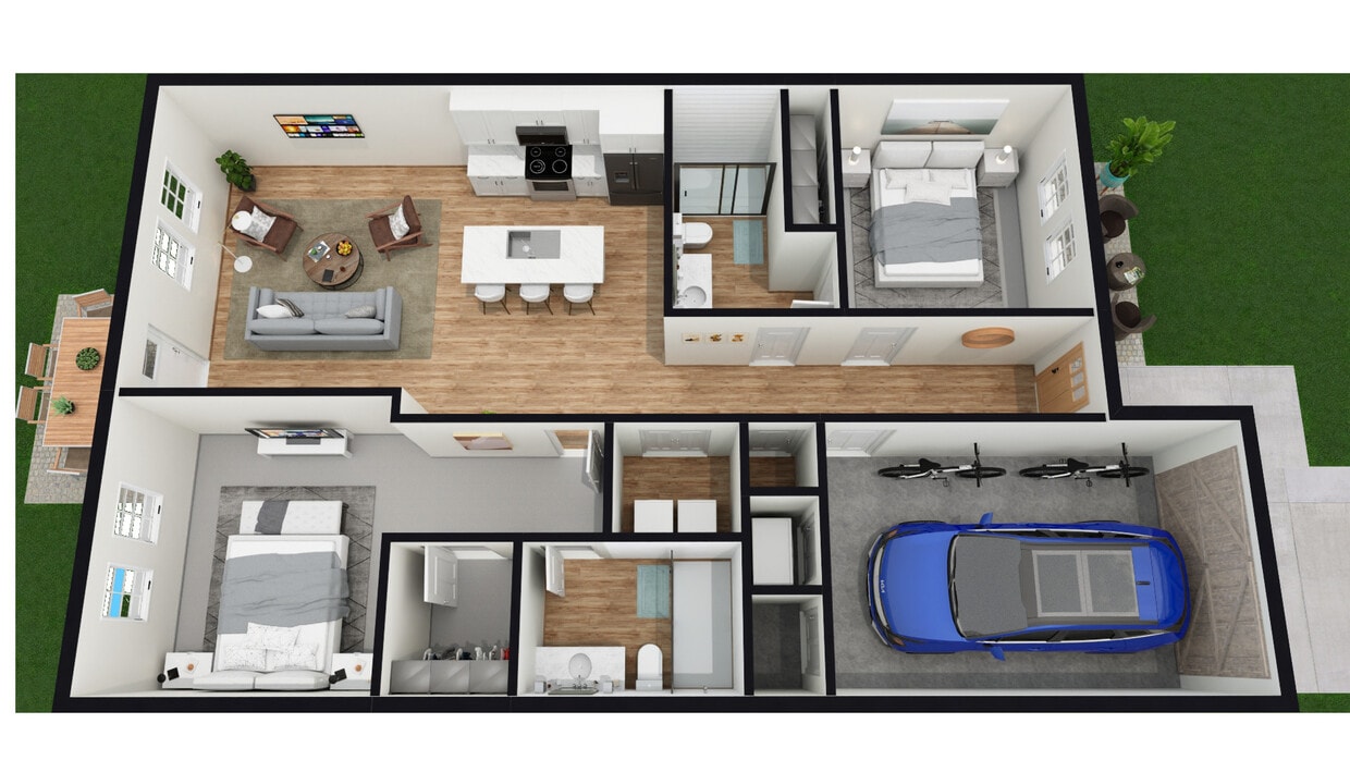 Floor Plan - Cottage B