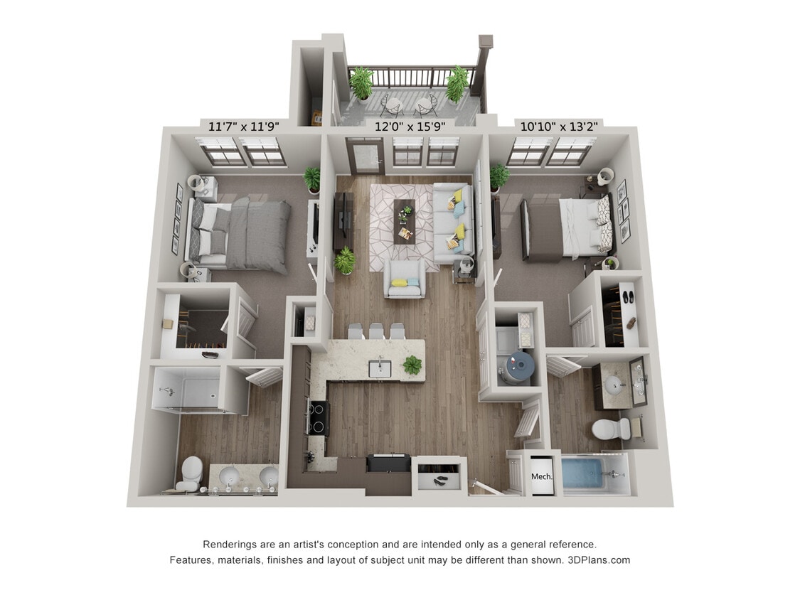 Floor Plan - B1 - Lagoon