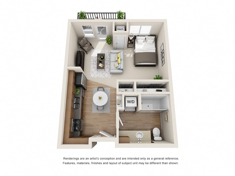 Floor Plan - 0x1 - A1