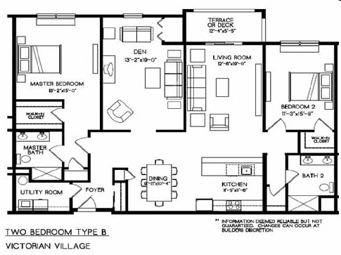 B - Original  - 2 Bed 2 Bath