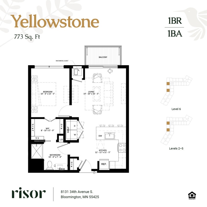 Floor Plan - Yellowstone