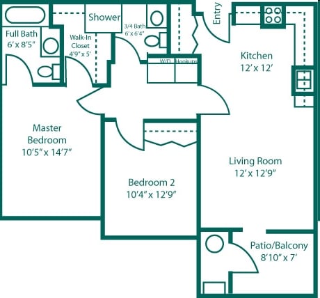 The Riverton - 2X1.75
