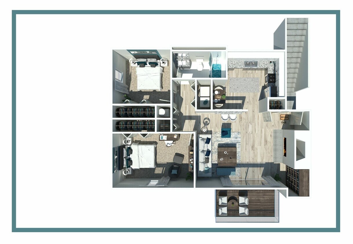 2 Bedroom 1 Bathroom - 2 Bedroom 1 Bath