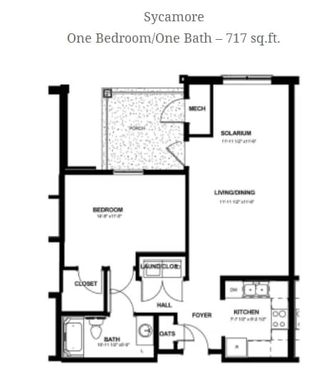 Floor Plan - Sycamore Type 1