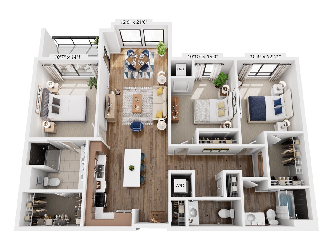 Floor Plan - Lafayette