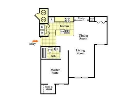 1BR/1BA - One Bedroom One Bath